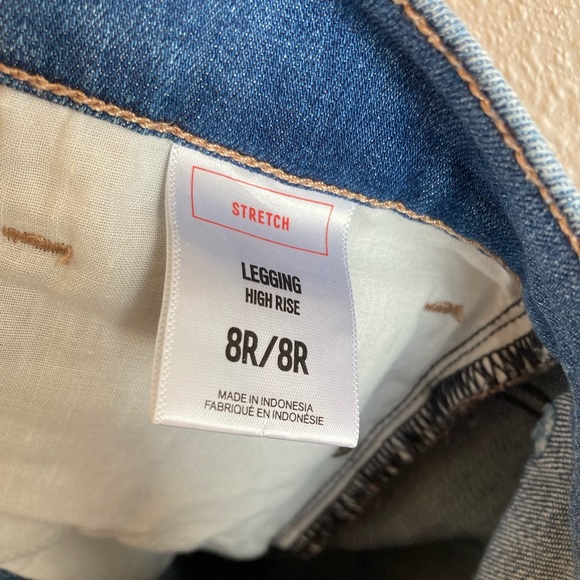 Express Floral Embroidered High Rise Stretch Leggings  Jeggings - Picture 14 of 14
